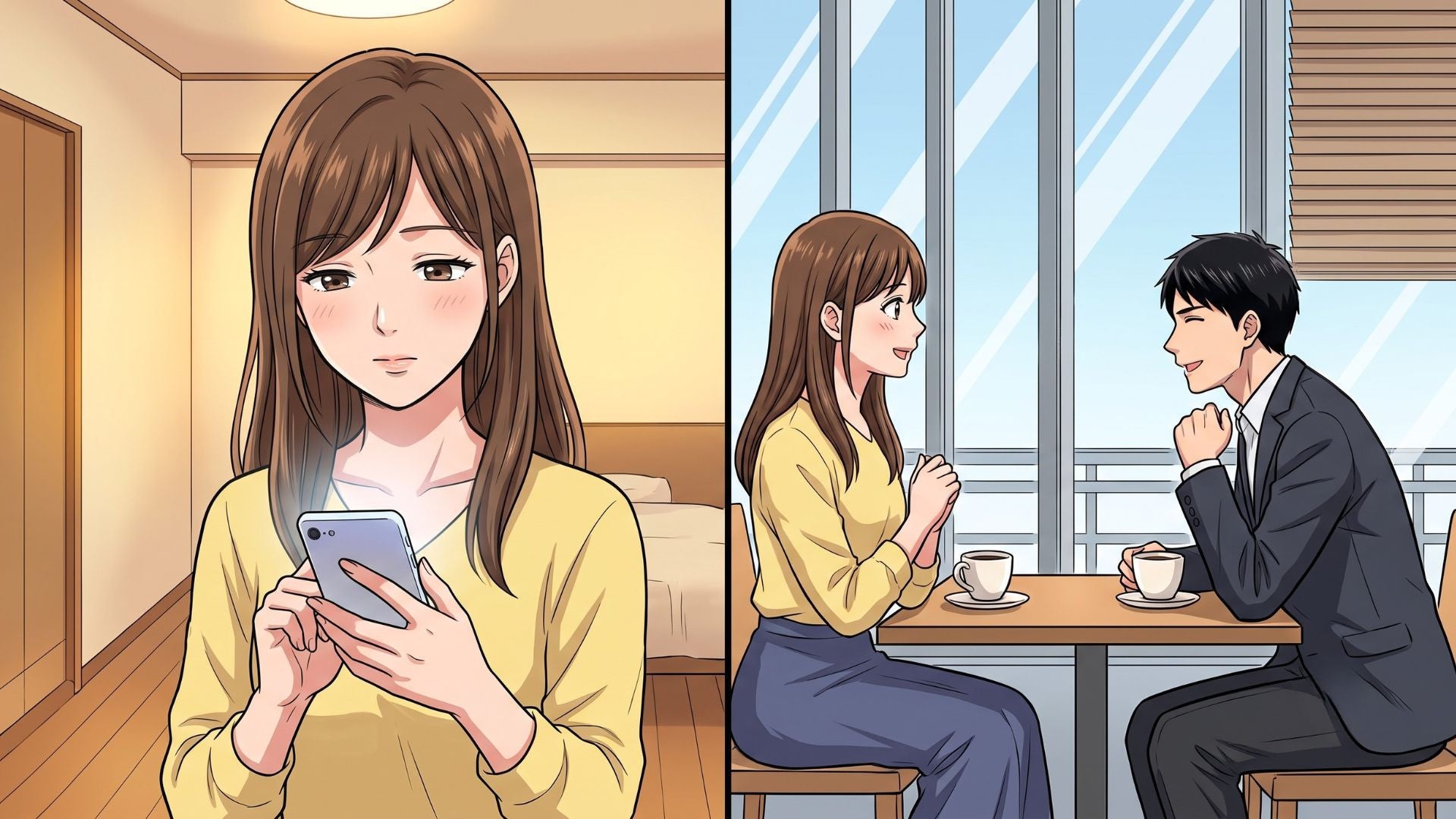 【マッチングアプリ】初デートで『婚姻届を持参』！？ありえない言動に、主人公はドン引き...！