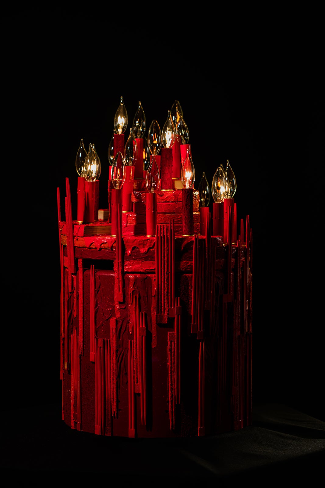 光のオブジェ『百年のfuuu.』（C）2017 Shingo Katori