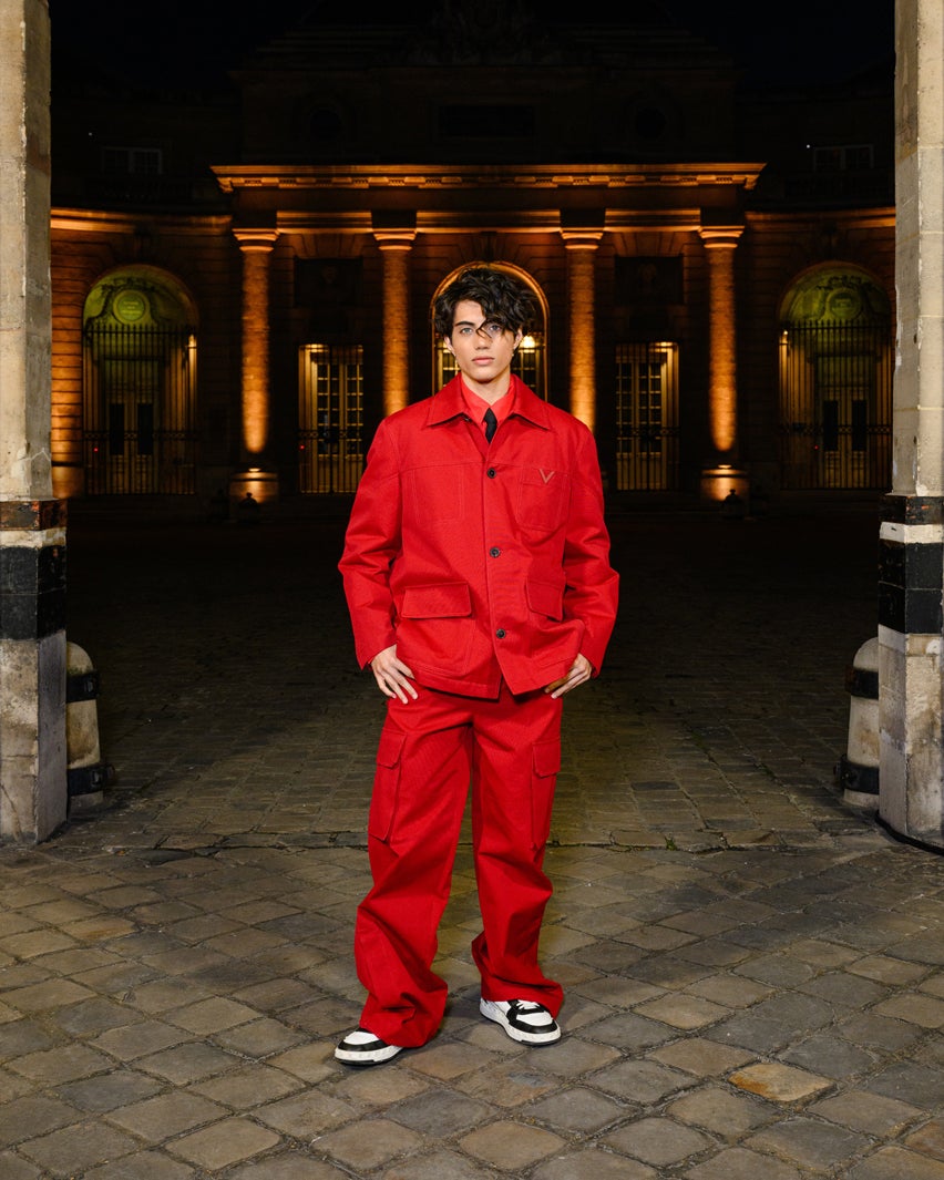 「ヴァレンティノ2024－25年秋冬メンズコレクション」（Photo Valentino SGP Italia ）