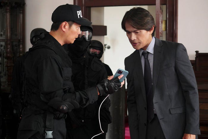 姜暢雄、江口洋介(C)フジテレビ