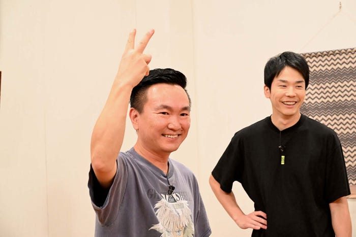 山内健司、濱家隆一(C)テレビ朝日