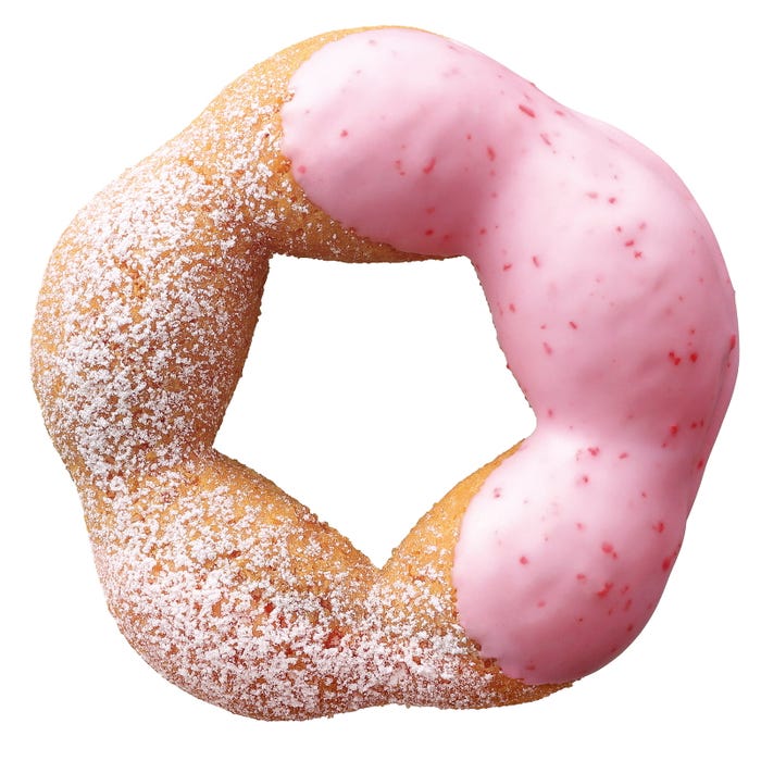 桜もちっとドーナツ 五分咲き/提供画像