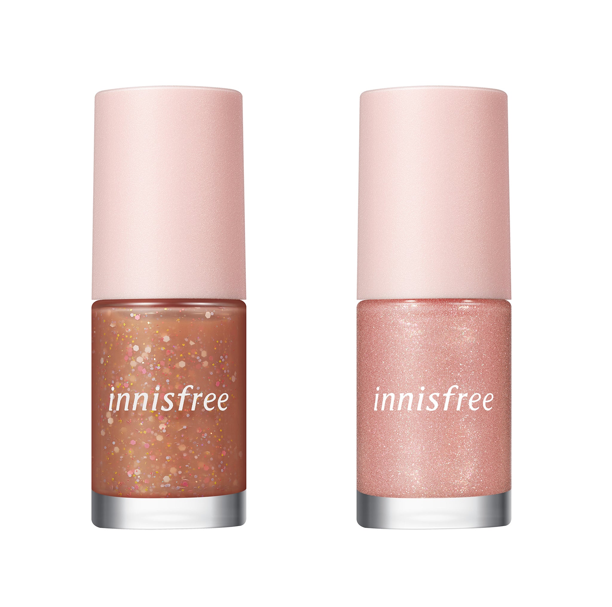 チェリーブロッサム ネイル（左から＃1、＃2） ／画像提供：イニスフリー