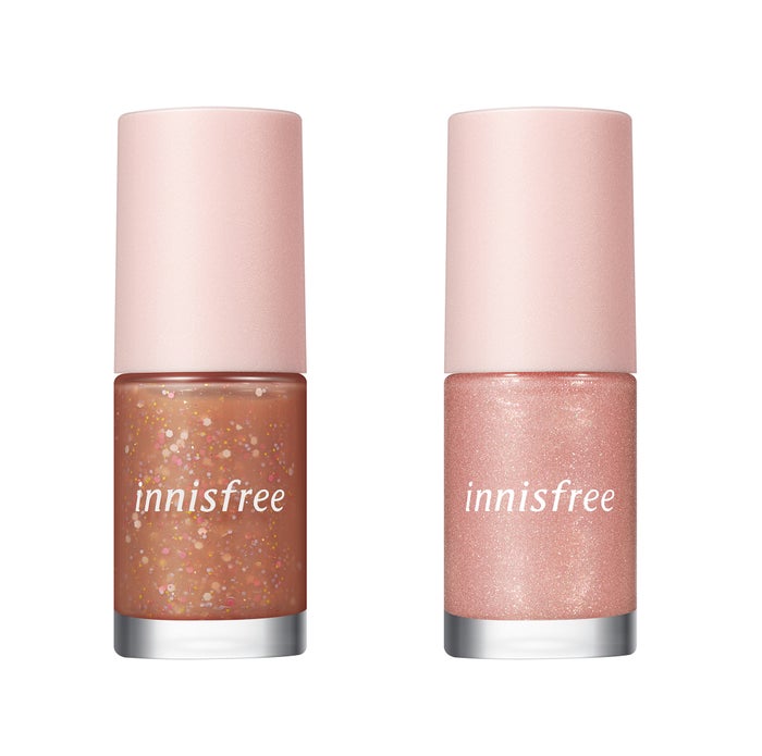 チェリーブロッサム ネイル(左から#1、#2) /画像提供:イニスフリー