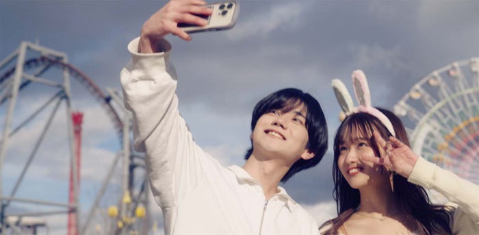 姫子松柾、森脇梨々夏「恋の結末はミュージックビデオで」(C)フジテレビ