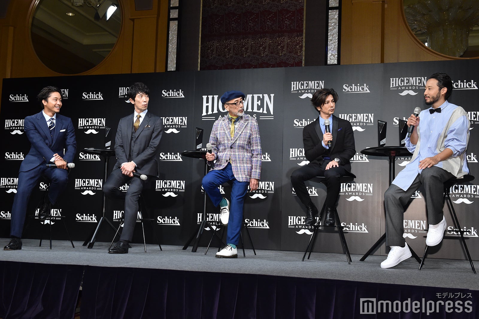 佐藤寛太、佐々木蔵之介、テリー伊藤、武田真治、田臥勇太選手 （C）モデルプレス