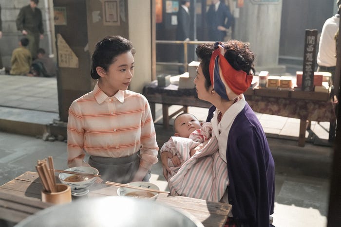 趣里、田中麗奈「ブギウギ」第96話(C)NHK