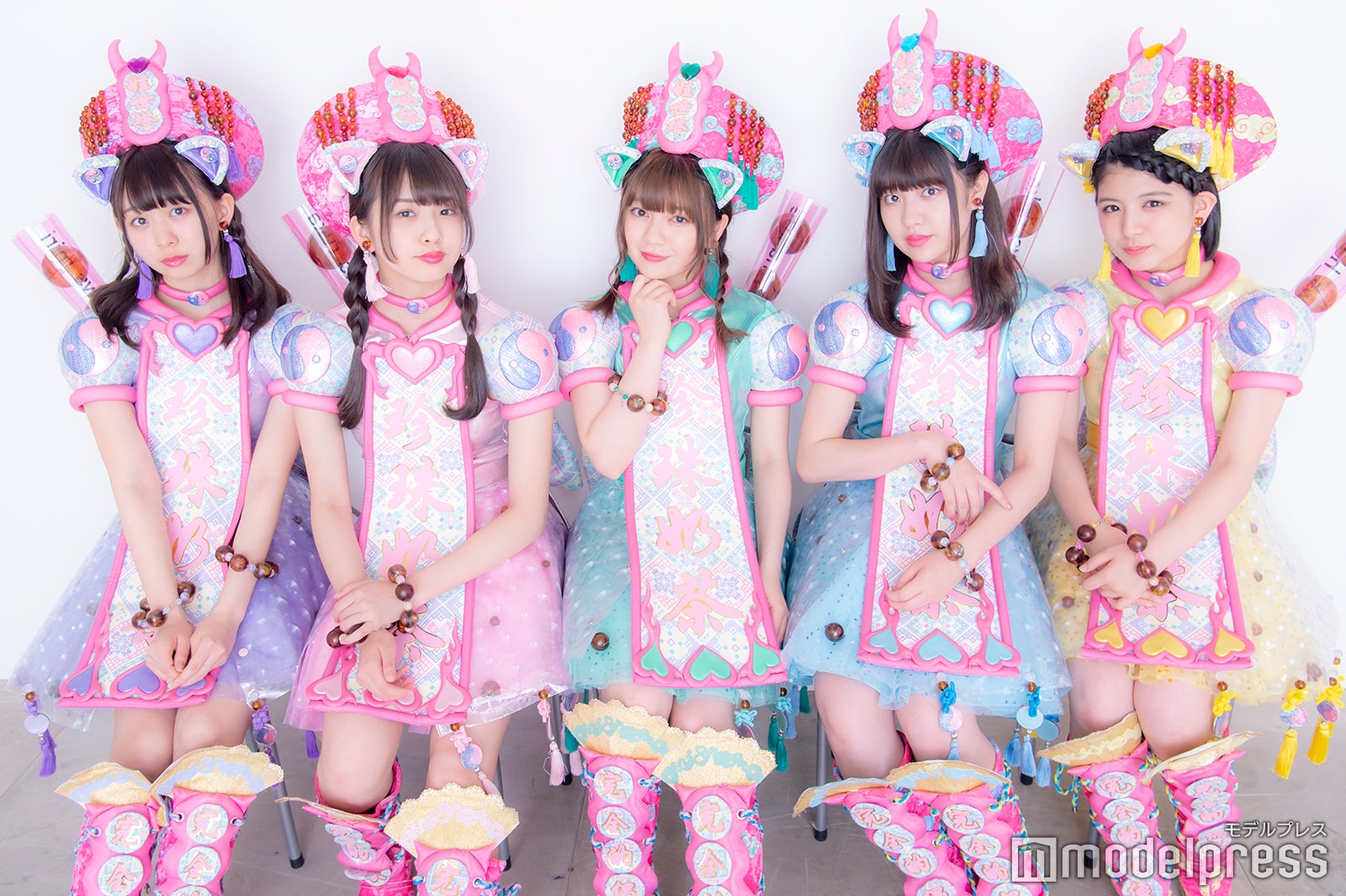 わーすた（左から）松田美里、三品瑠香、廣川奈々聖、小玉梨々華、坂元葉月（C）モデルプレス