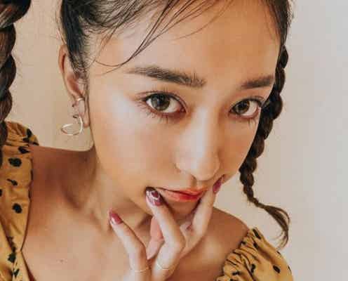 みちょぱの新鮮ショット 目力ばっちりツインテール姿に「上目遣いカワイイ」「似合う」と反響