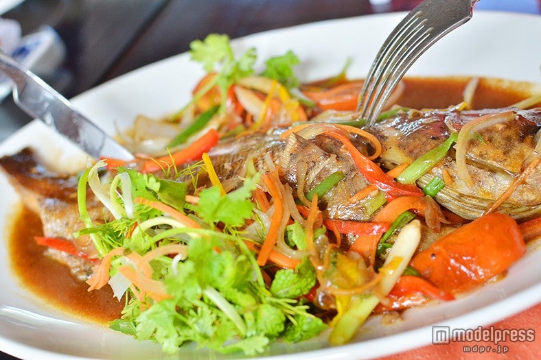 ベトナム料理レストラン「Moomba」／川魚と野菜の煮物