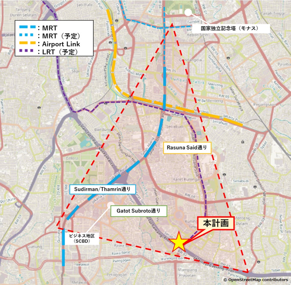 狭域MAP／画像提供：オークラ ホテルズ＆リゾーツ