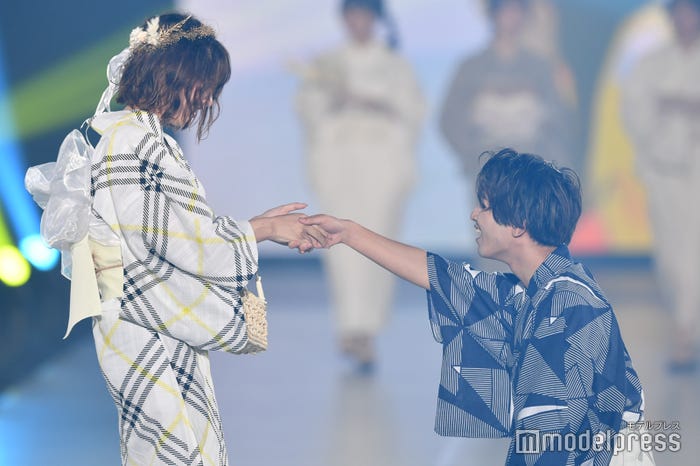 上ノ堀結愛、中里真哉斗(C)モデルプレス