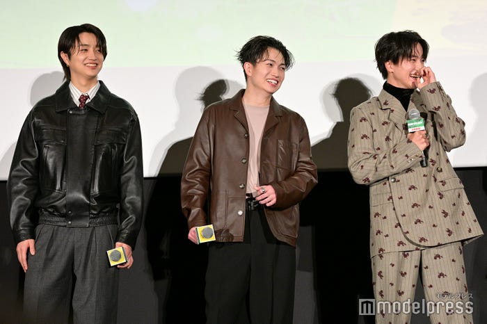 JUNON、綱啓永、木戸大聖(C)モデルプレス