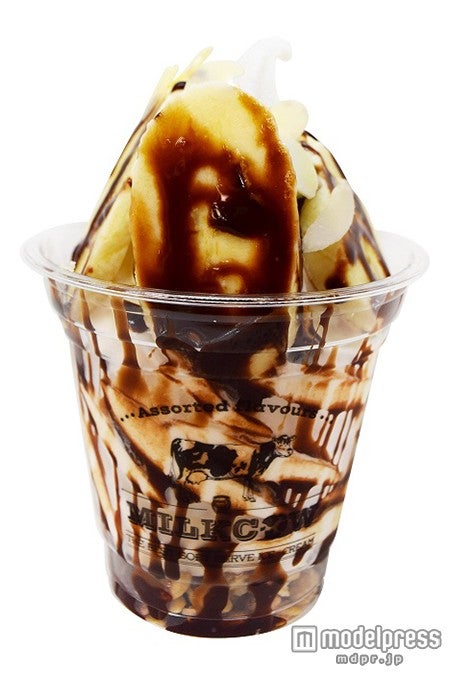 「MILKCOW」／「チョコバナナ」￥590（税込）