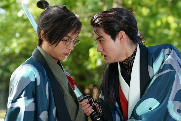 永田崇人、藤岡真威人「君とゆきて咲く~新選組青春録~」第15話より(C)テレビ朝日