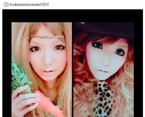 益若つばさ「メイク濃すぎて別人」金髪ギャル時代の写真公開に反響