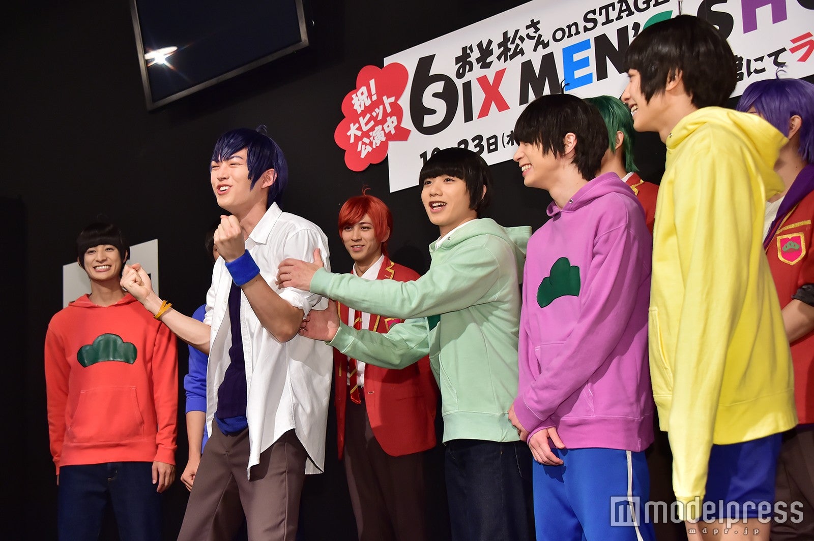 「十四松を演じてみたい」という和田雅成が「マッスルマッスル！ハッスルハッスル！」をやってみる一幕も（C）モデルプレス