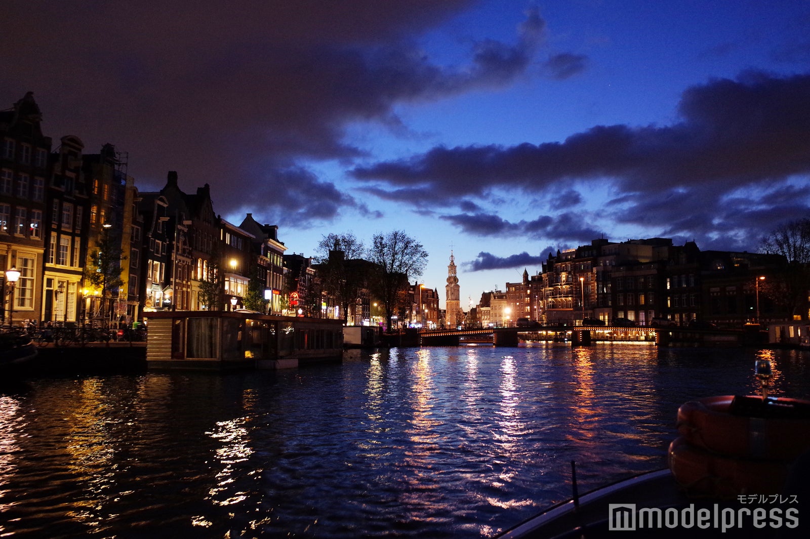 アムステルダムの夜景（C）モデルプレス