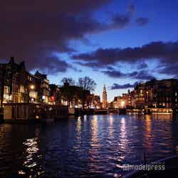 アムステルダムの夜景（C）モデルプレス