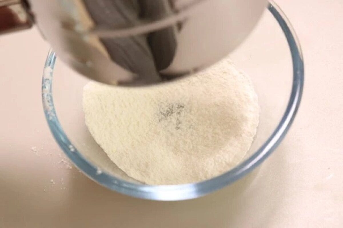 ダイソー　ステンレス粉ふるい　使用例