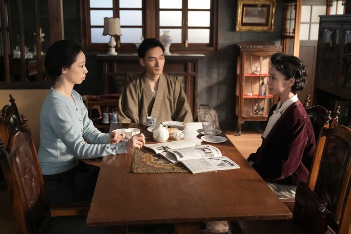 市川実和子、草なぎ剛、趣里「ブギウギ」第122話(C)NHK