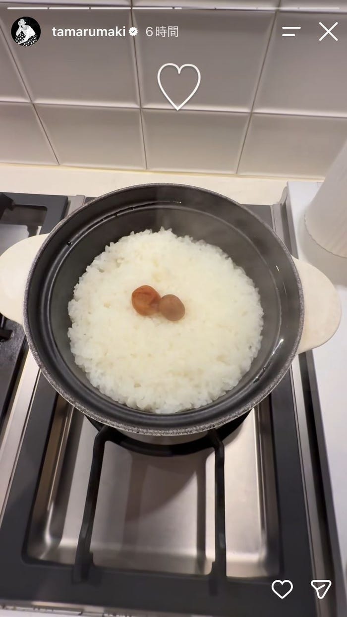 田丸麻紀Instagramストーリーズより
