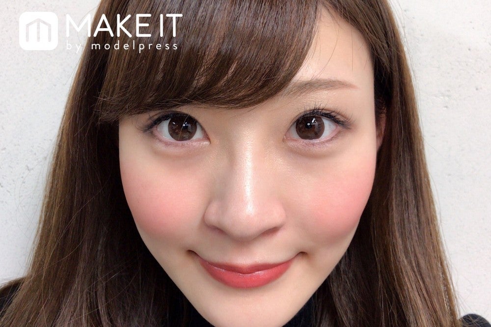 【ヴィセ】「リップ＆チーク」“OR-3”チークとして使用 (C)メイクイット