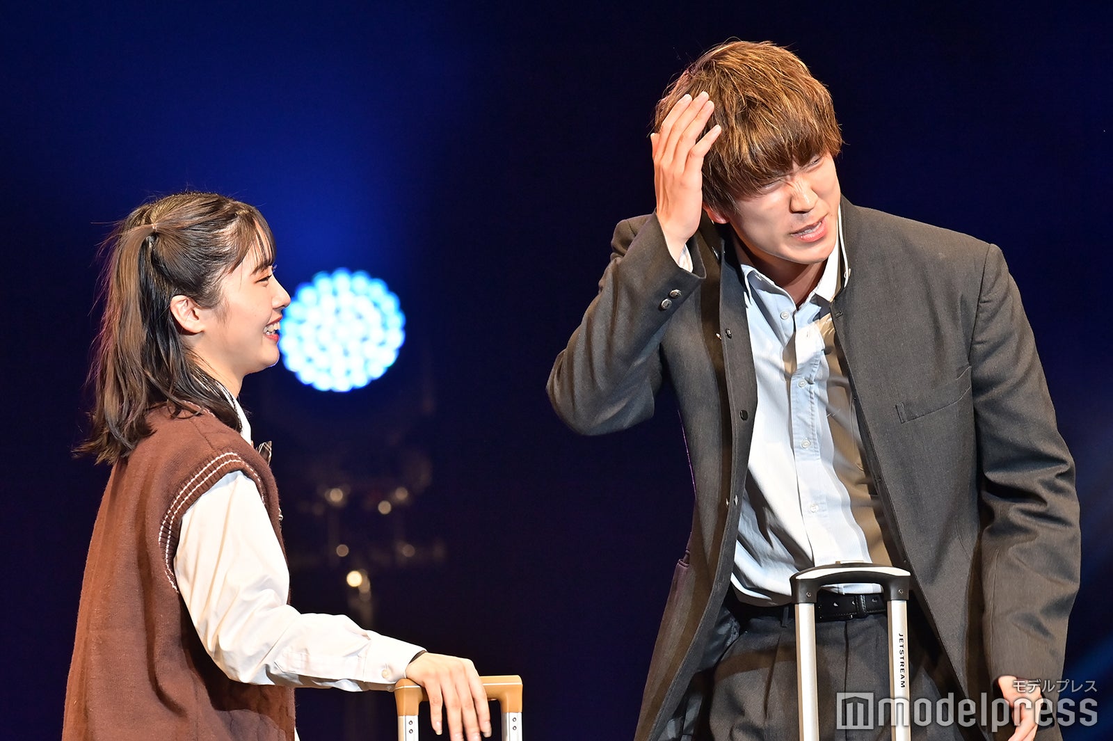 実熊瑠琉、白間太陽 （C）モデルプレス