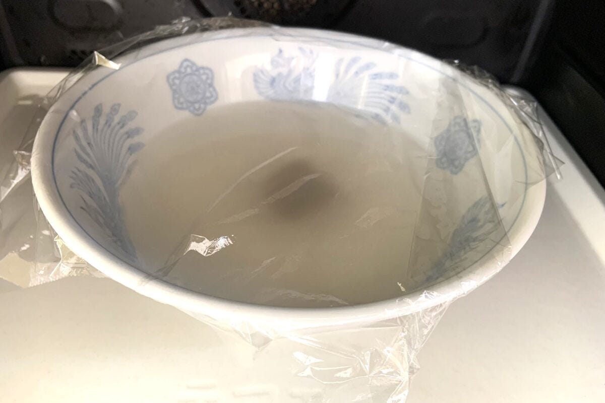 レンジでリゾット