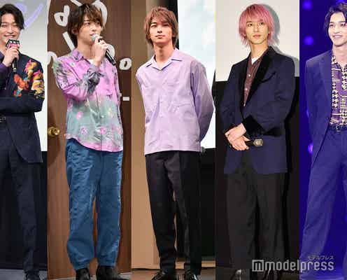 【横浜流星の紫ファッション】ジャケット・カーディガン・シャツ…多彩な着こなしに釘付け