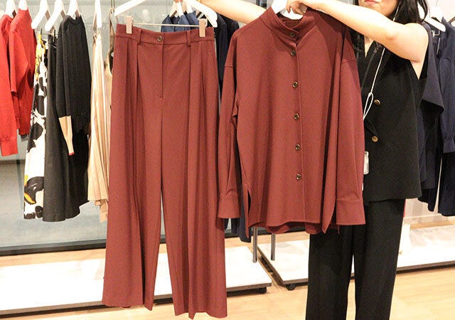 PLST展示会　2025年秋冬　シャツ　パンツ