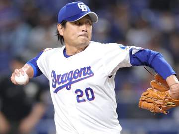 中日 涌井秀章が7回1失点好投も… 新人から22年連続勝利＆10代→40代勝利の偉業は持ち越し 打線が無死満塁好機でわずかに1点