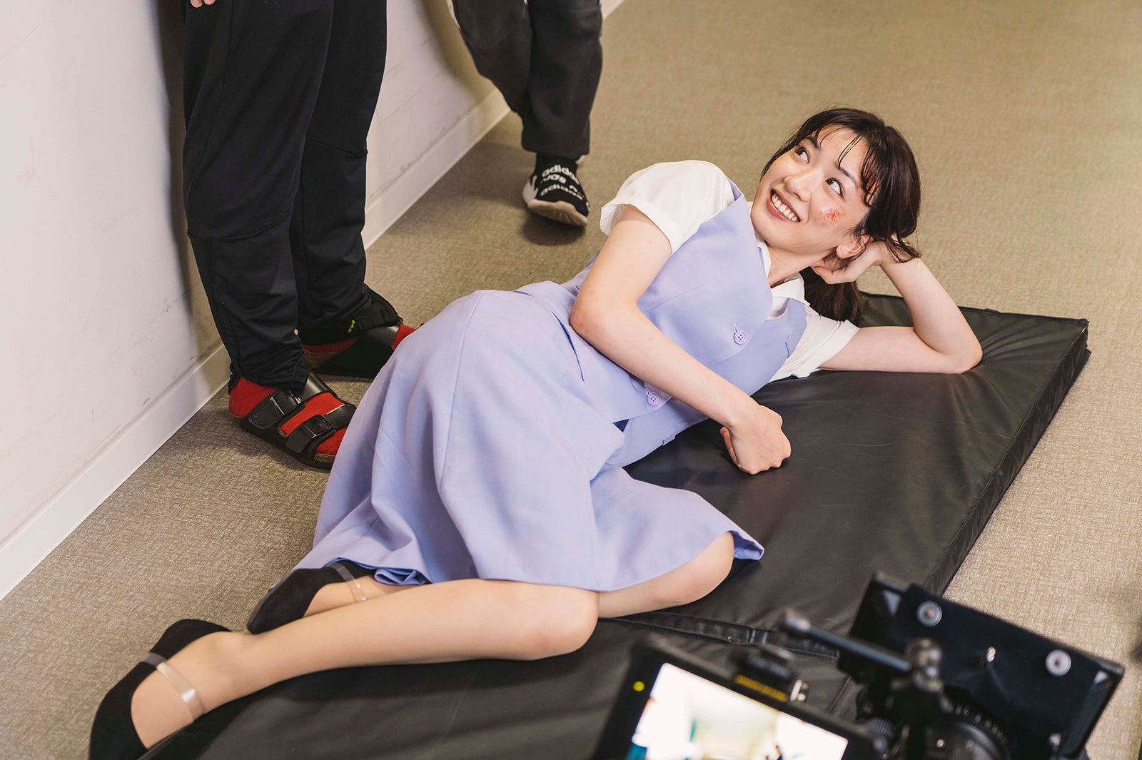 イベントで公開されたメイキング写真（C）2021「地獄の花園」製作委員会