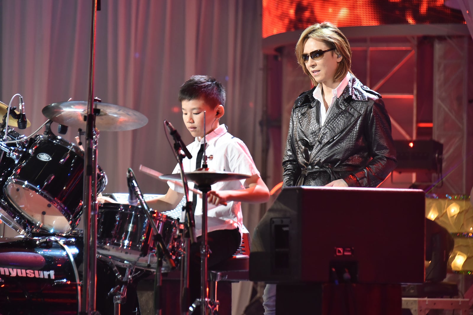 響希くん、YOSHIKI（C）日本テレビ