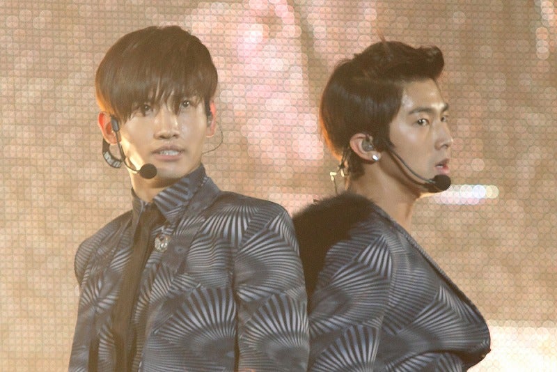 「SMTOWN LIVE in TOKYO」に登場した東方神起