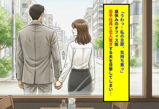 夫が若い女性と手つなぎデート！？昼休みに目撃した「裏切りの瞬間」とその後