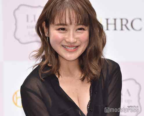鈴木奈々、美バストドアップショットに反響 身長&体重も公表「自分でもビックリ」