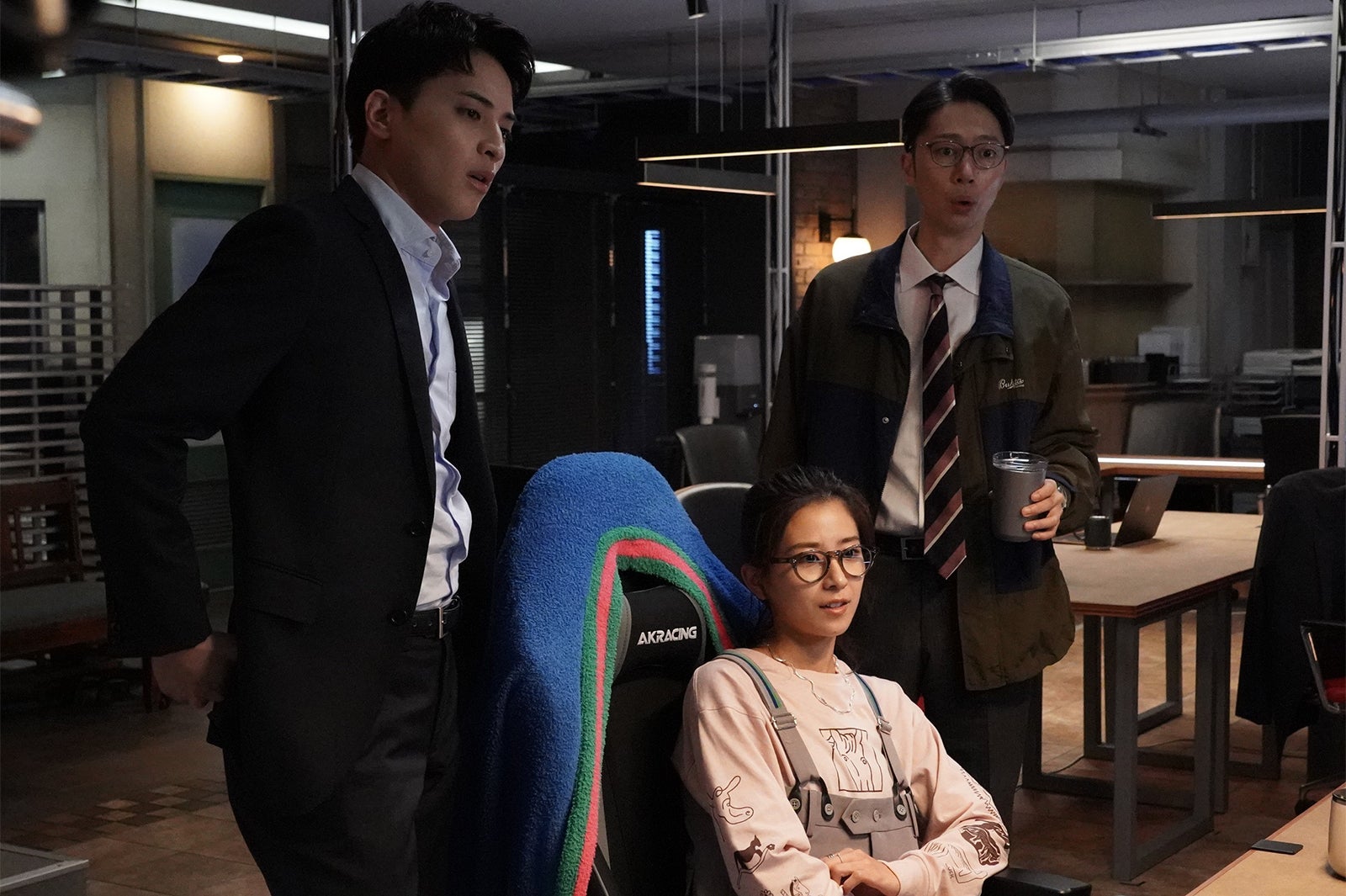 一ノ瀬颯 、黒島結菜、金田哲「絶対零度～情報犯罪緊急捜査～」第1話（C）フジテレビ