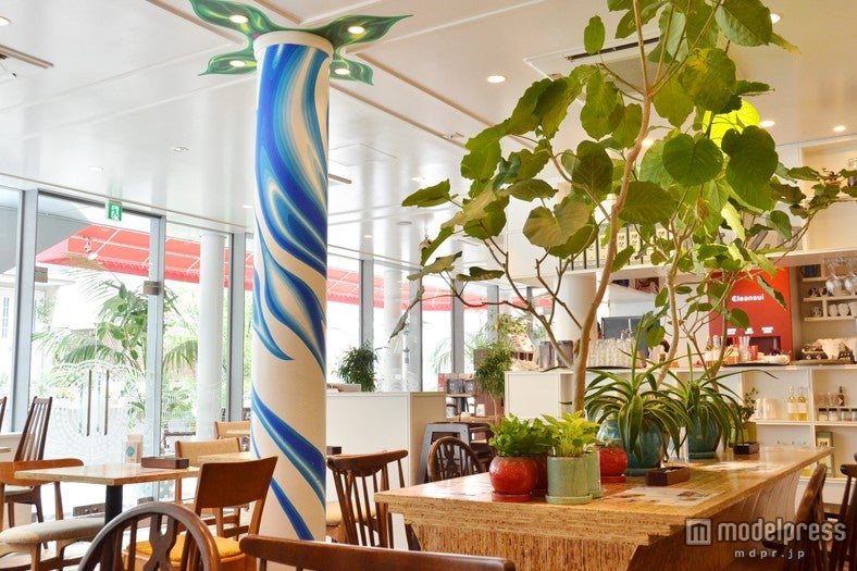 緑あふれる癒しの店内