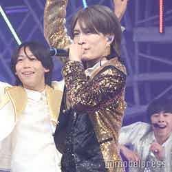 きらびやかな衣装を着こなしオーラを放つ那須雄登「サマステライブ2024」ゲネプロより(C)モデルプレス