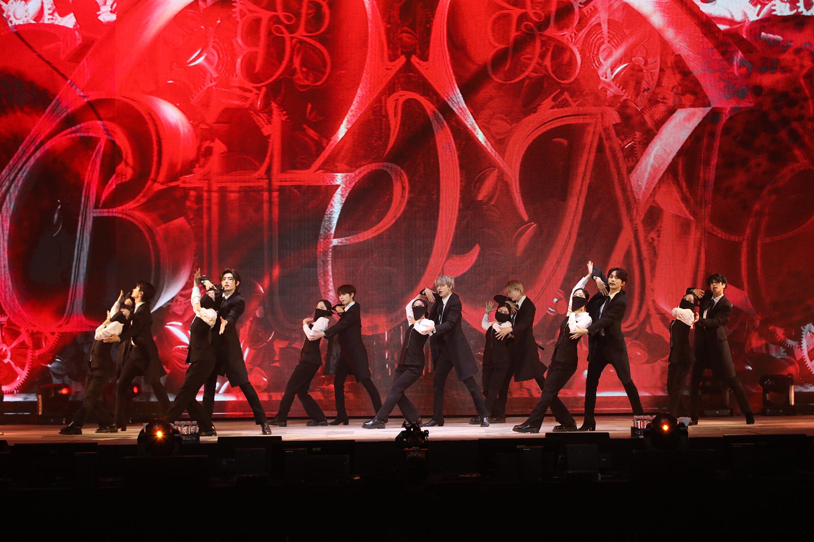 ENHYPEN 4th Mini Album『DARK BLOOD』メディアショーケース（P）＆（C）BELIFT LAB Inc.