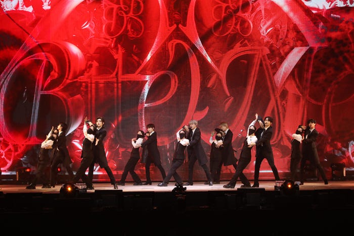 ENHYPEN 4th Mini Album『DARK BLOOD』メディアショーケース(P)&(C)BELIFT LAB Inc.