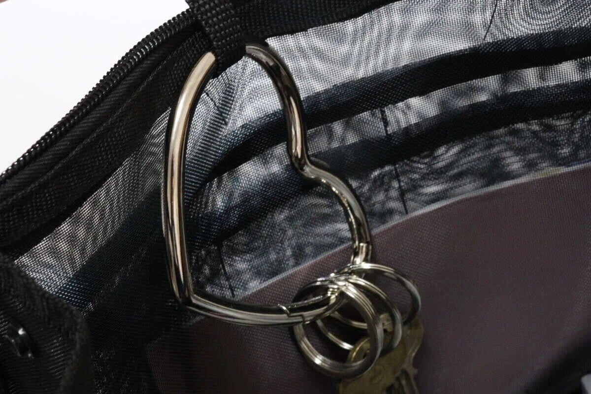 ダイソー メタリックハートカラビナキーホルダー 使用例 ダイソー メタリックハートカラビナキーホルダー 使用例