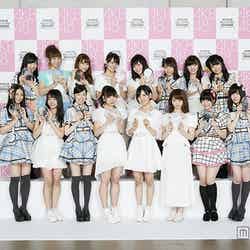 「第7回AKB48選抜総選挙」にて17～32位「アンダーガールズ」入りを果たしたメンバー（C）AKS【モデルプレス】
