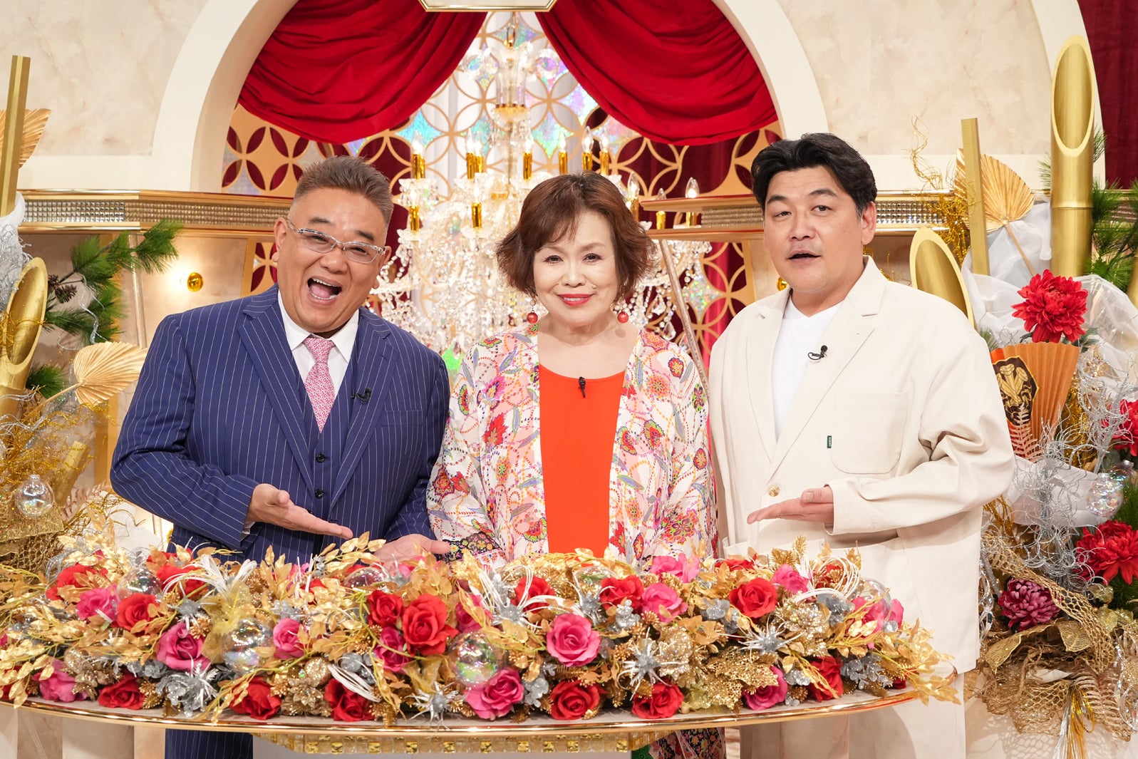 伊達みきお、上沼恵美子、富澤たけし（C）読売テレビ・日本テレビ