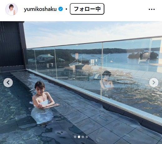 釈由美子Instagramより