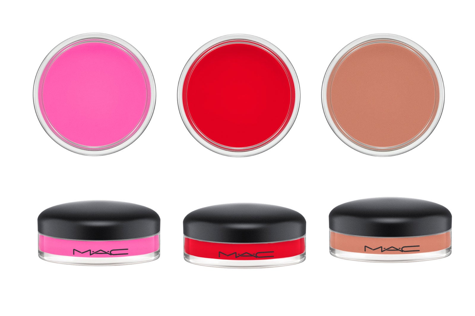 （左から）“オー マイ ランジ！”“リップド”“ナイス チークス”／画像提供：M・A・C