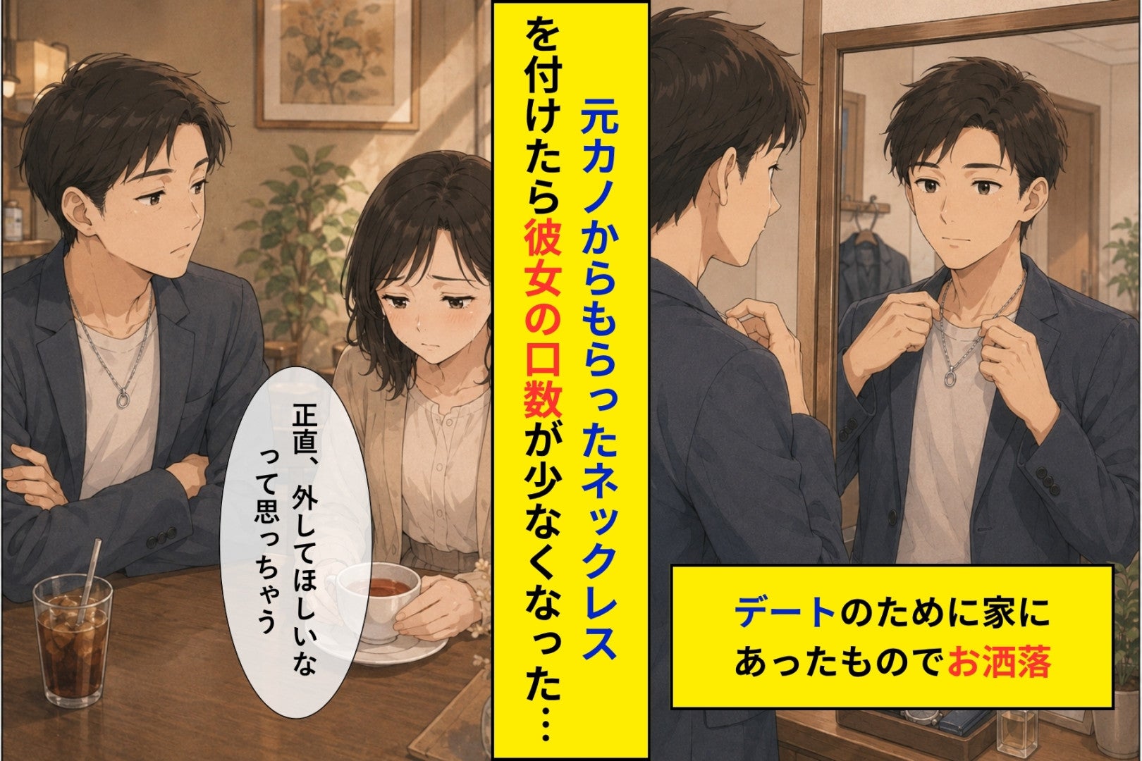 『ものに罪はないだろ？』元カノのネックレスを外さなかった俺→後から気づいたこと