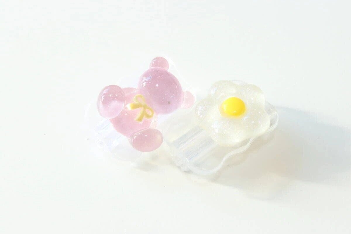 ダイソー　ケーブルホルダー（テディベア