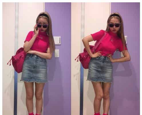 ぺこ、ストレートヘア披露に絶賛集まる「細い」「また痩せた?」の声も